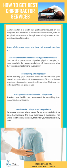 How To Get Best Chiropractor Services