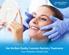 Get the best cosmetic dentistry service in Hillsboro, OR from skilled dentists of Perledent Dental Care. Our range of cosmetic dentistry solutions includes smile makeovers, crown restoration, and teeth whitening. Schedule your appointment today! 