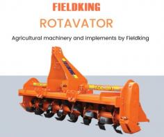 Fieldking rotavator is a tractor-pulled implement which is mainly used for seedbed arrangement within one or two ways and is proper in removing & mixing residual of maize, wheat, sugarcane etc. Fieldking rotavator helps to improve soil vitality and save fuel, cost, time & energy as well. Know more about Fieldking rotavator here