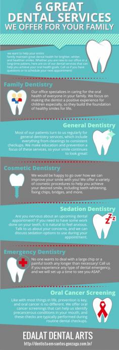 6 Great Dental Services We Offer To Your Family