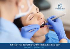 At Better Image Dentistry, we provide our patients with a stress-free experience with the help of sedation dentistry. We make use of this dentistry depending on the type of treatment patient is taking as we use sedation of three types that are nitrous oxide, stabident system, and painless injection using wand technology.