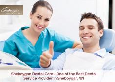 Welcome to Sheboygan Dental Care! We provide comprehensive dental treatments to the patients from Sheboygan, WI and surrounding areas. We provide dentistry treatments for children, teens, and adults which includes dental implants, implant secured dentures for slipping dentures, gum disease treatment, periodontal disease treatment, dental exams, teeth cleaning, oral hygiene treatment, and more. Book an appointment today! 