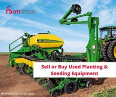Sell used seeder and planter machine at Farmease also Farmease can help you find the used planting and seeding equipment at the best price. See Farmease listings by make, model, year and engine horsepower to find the right farm machinery specifications for your operations. Farmease got the planters, box drills, air drills and seeders, planter accessories and much more Click on the link. 

https://www.farmease.app/category/seeding-equipment
