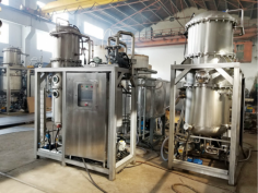 Evaporators devise which helps in converting liquid chemical in gaseous form by means of high temperature. Basically it is a process of separating moisture from the products. Hence used for making condensed milk, coffee, sugar industry, chemical plants pharmaceutical company, desalination.
https://bit.ly/36M0DFx