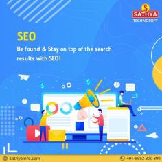 SEO Company in India strives to take your business to the eyes of visitors, so that you get maximum ROI and greater site visibility with more site traffic and valid leads.
https://in.sathyainfo.com/seo-company-india
https://www.sathyainfo.com/digital-marketing-services/seo-service