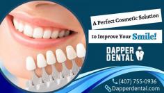 Correct Tooth Imperfection with Porcelain Veneers

Do you want to improve your smile? At Dapper Dental, we offer porcelain veneers treatment that cover the front of your existing teeth to eliminate gaps, correct crooked teeth presentation, change uneven tooth sizes, end the appearance of stains, chips, and other tooth imperfections. Contact us today!
