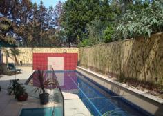Custom Bamboo Pool Feature Wall – Displaying to a diverse outdoor entertainment area. Exterior Decor. To match Bamboo planted in front of the wall.