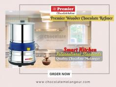 Premier Wonder 110 V / Premier Compact 110 V Cocoa Melanger will transform roasted cocoa nibs into smooth and creamy nut butters as well finer texture of Chocolates.

Visit Product: https://www.chocolatemelangeur.com/premier-chocolate-melanger


