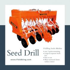 Fieldking Seed drill machines are best for seeding and planting work, especially when it comes to seeding cover crops with seed drills. Work like Crop circle, cover crop species, geographic area, type of soil and the drill itself all factor included by Fieldking disc seed drill machine. Learn more about this Fieldking effectively seeder machine. Click on the link down below.