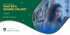 Get Your Online Master's Degree From UMO

Are you ready to earn your master's degree online? Then University of Mount Olive is the right place. We offer convenient and flexible degree options for adult students in a 100% online format. To enroll, please contact our office at 1-800-653-0854!
