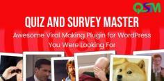 Survey has become very important and helps a lot to increase traffic on website. Quiz and survey master is the best survey plugin. By using this plugin you can create multiple surveys. 