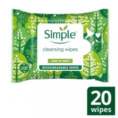 Simple KTS Biodegradable Cleansing Wipes
