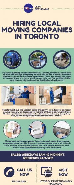 Let’s Get Moving is Canada’s best moving company offering affordable moving and storage services by our professional movers in Toronto, North York, Mississauga, Ontario and throughout Canada. Call us today at 416-752-3254.

For more details visit at https://letsgetmovingcanada.com/
