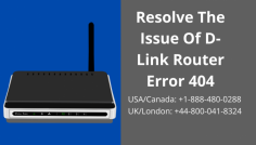 Try to remove all the cache and the history from the site and then check if the issue of D-Link Router Error 404 got resolved or not. If the issue is not solved, then get in touch with our experts. We are 24*7 available  to the best service. Just dial toll-free helpline number USA/Canada: +1-888-480-0288 and UK/London: +44-800-041-8324. https://bit.ly/37NXVlq