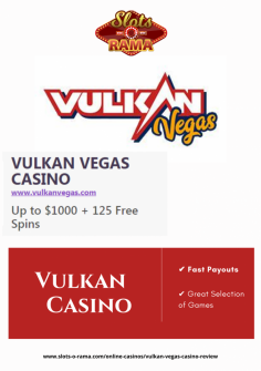 A warm welcome awaits any online player visiting the Vulkan Vegas casino. Play Best Vulkan Casino Games Online at Slots-O-Rama.  