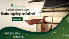 Online Marketing Degree to Develop Your Skills

Do you want to improve your skills in the field of marketing? At the University of Mount Olive, we offer a bachelor’s degree in Marketing, tailored to working adults. The Marketing degree teaches students to think strategically and deliver measurable results as they become effective decision makers. Contact us today at 1-844-UMO-GOAL!

