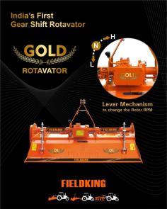 The Fieldking rotavator is the best fit for different types of soil. Also a tractor rotavator often used for cultivating garden vegetables and paddy field. Fieldking rotavator equipped with the blades on both sides of the tilling action and use a gearbox to framed blades that help to do tiling work at a different speed and improve productively. Know the top feature and prices of Fieldking rotavator, Visit the Fieldking website. 