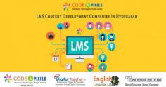 Find the best Learning Management System in Hyderabad. Code and Pixels learning management system software is flexible, validated, adaptable and customizable and so easy to use. It can be up and can run in a less time with very less training.
