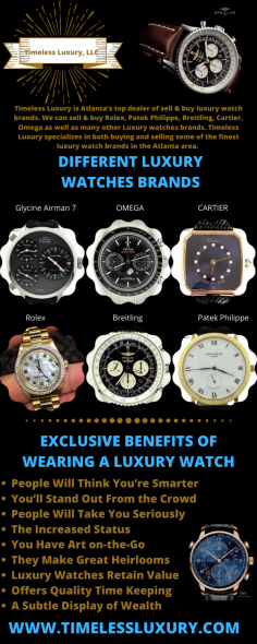 Who Buys Rolex Watches | Timeless Luxury, LLC

The best place to sell a Rolex watch in Atlanta! Timeless Luxury is a top rated Rolex buyer. We will match or beat any offer. Instant free quotes on all luxury watches. We are Atlanta's Rolex watch experts.  Visit website: https://timelessluxury.com/
