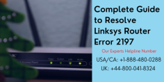 If you are having any trouble regarding Linksys Router Error 2197? Don’t worry: our experts 24*7 available to fix errors. Get in touch with our experienced experts. Just dial Router Error Code toll-free helpline numbers at USA/Canada: +1-888-480-0288 and UK/London: +44-800-041-8324. Read more:- https://bit.ly/3gmJW8e