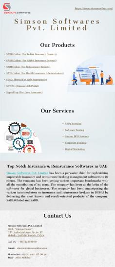 Simson Softwares Pvt. Limited provides softwares for insurance/reinsurance brokers to improve operational efficiency. We designed insurance broking software according to customer needs and helpful for your agency or brokerage. Learn more about insurance broking software systems, visit our website.