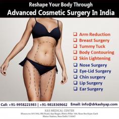 KAS Medical Center offering Reshape your Body through Advanced Cosmetic Surgery in Delhi, India by highly experienced and skilled surgeon along with well-equipped Best cosmetic surgery clinic in India.
His 27 years of experience and qualifications being a Triple American Board certified plastic surgeon allows him to deliver the best cosmetic surgery at affordable cost in Delhi.
Book your appointment now.!!!!!!
Email: info@drkashyap.com
visit: www.drkashyap.com
Address: Khasra no 541/542, MG Road, Aya Nagar, Metro Pillar 184, Near the Arjan Garh Metro Station, New Delhi, India
#cosmeticsurgery #plasticsurgery #plasticsurgeon #bodyreshaping #breastsurgery #bodycontouring #facesurgery #hairtransplant #reconstructive surgery