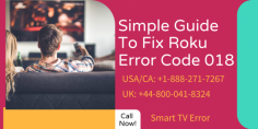 If you have any problems regarding Roku Error Code 018, then no need to worry; our experts are always ready to help you. With the help of our experts, you can learn how to fix Roku Error 018. For more information, feel free to contact our experts at USA/CA: +1-888-271-7267 and UK/London: +44-800-041-8324. Read more:- https://bit.ly/37uqMcH