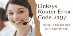 There are some ways through which you can fix Linksys Router Error 2197? In that case, you can get in touch with our experts. Our experts are available 24*7 solve problems instantly. For more information, just dial Router Error Code toll-free helpline numbers USA/CA: +1-888-480-0288 and UK/London: +44-800-041-8324. Read more:- https://bit.ly/3lCHzPB