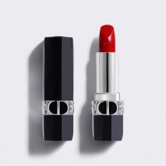 Rouge Dior Couture Color Refillable Lipstick | 4 Finishes: Satin, Matte, Metallic and Velvet - Floral Lip Care - Comfort and Long Wear