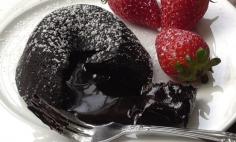 Bitter Sweet Dark Chocolate Lava Cake