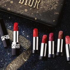 ROUGE DIOR COUTURE COLLECTION | Refillable snowflake-engraved lipstick set - 6 shades of lipstick - comfort & wear