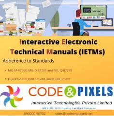 IETM stands for Interactive Electronic Technical Manual Services which are classified as Level 1, Level 2, Level 3, Level 4 and Level 5. IETM is the replacement of paper work which is equivalent for a paper- based presentation.

For more information visit our site : https://www.codeandpixels.net/interactive-electronic-technical-manual-services-levels