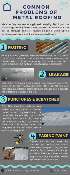 Common Problems Of Metal Roofing