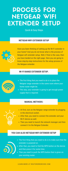 Are you finding the best solution to Netgear Wi-Fi Extender Setup? Don't worry; you can take help from our experienced experts. Our experts are available 24*7 hours for you. Want to get to know more, get in touch with us at USA/CA: +1-888-480-0288 and UK/London: +44-800-041-8324. Read more:- https://bit.ly/2NZmJz2