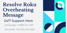 Now you can find the solution on how to resolve the Roku Overheating Message with the help of our experts? Getting in touch with our experienced experts always helps to find the best solution. Contact Smart TV Error toll-free helpline numbers at USA/CA: +1-888-271-7267 and UK/London: +44-800-041-8324. We are available 24*7 hours. Read more:- https://bit.ly/36y9iwr