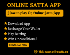 Onlinesatta.co is the most popular website, where you will get all satta matka games. Just visit our homepage and follow the easy set of instructions. Download the Online satta app and recharge your wallet. Play betting on any of the bazar and win unconditional real cash.  Download now.