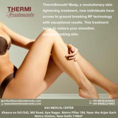 ThermiSmooth®Body, a revolutionary skin tightening treatment, now individuals have access to ground breaking RF technology with exceptional results. This treatment helps to restore your smoother, younger-looking skin. ThermiSmooth®Bodyis ideal on the body for problem areas around the chest, breast, arms, abdomen, flanks, back, hips, buttocks, thighs, knees, calves and ankles.

If you have been thinking about getting a ThermiSmooth®Body procedure in india, ThermiSmooth®Body procedure cost in Delhi contact us for an appointment where we can discuss your requirements in more details. You can call us at +91-9958221983 or email us at info@thermitreatments.com

Dr. Ajaya Kashyap (MD, FACS)
Web: https://www.thermitreatments.com/thermismooth-body.html

#thermismooth #thermismoothbody #skintightning #nonsurgical #breast #armlift #thighlift

