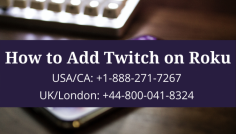Finally, the complete guide to Add Twitch on Roku in this article helps you find the solution. If you want more information, get in touch with our experienced experts. We are always 24*7 available for your queries. Contact our experts toll-free helpline number at USA/CA: +1-888-271-7267 and UK/London: +44-800-041-8324. Read more:- https://bit.ly/3c7zUGk