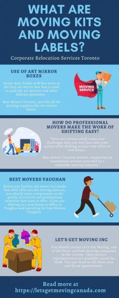Let’s Get Moving is one of the most reputable and multiple award-winning companies in Toronto, Canada. They offer affordable and smooth local, short-distance and long-distance moves in Toronto as well as the Greater Toronto Area.  Don’t hesitate to get in touch with us by visiting at https://letsgetmovingcanada.com