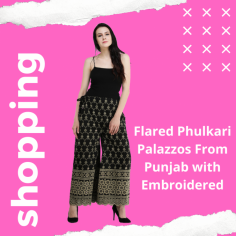 Caviar-Black Flared Phulkari Palazzos From Punjab with Embroidered Flowers and Sequins

Palazzos are the latest craze, but there are times when you do not want to look too dressy. These palazzos handpicked from local artisans in Punjab are down-to-earth and folksy, what with the phulkari embroidery that graces the whole of the surface. The gold threadwork against a black background is classic, while the uneven hemline makes for an unconventional silhouette.

Visit for Product: https://www.exoticindiaart.com/product/textiles/caviar-black-flared-phulkari-palazzos-from-punjab-with-embroidered-flowers-and-sequins-SEK12/

Skirts: https://www.exoticindiaart.com/textiles/Skirts/

Textiles: https://www.exoticindiaart.com/textiles/

#textiles #skirts #palazzos #phulkaritextiles #indiantextiles #purecotton #punjabipalazzo