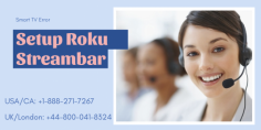 Now you can find the article to Setup Roku Streambar with the help of our website. For more information about setting up Roku devices, get in touch with our experts. Contact toll-free helpline numbers at USA/CA: +1-888-271-7267 and UK/London: +44-800-041-8324. We are available 24*7 hours. Read more:- https://bit.ly/3muvC0E