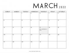 If you choose to manage your March 2022 Calendar Printable, then the calendar helps in establishing a habit to observe it daily and find to understand what to perform within the whole day. A calendar helps you to grasp what's essential to try to do in a very day, week, and month.  Download the calendar of your choice from Printable Things that too freed from cost.