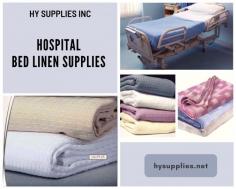 Check out the Bedsheets, flat sheets, draw sheets from HY Supplies Inc for the Medical industries !!

