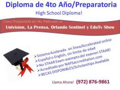 My Dreams Academy is a fully accredited high school offering a GED alternative and the high school diploma online in Texas, Florida. Our school is a top rated private high school for adult education in Texas. Get your high school diploma online from homeschool in Texas or Florida. Call (972) 876-9861 today and talk to our counselors.

http://mydreamsacademy.org/
