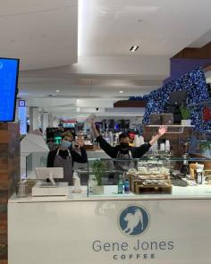For the best coffee in Houston Galleria, visit Gene Jones Coffee, a specialty coffee store in the Galleria Mall. We are located in the food court, right near sushigami and the ice rink. Visit our cafe today or order online