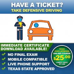 If you care about your family and yourself, then safe driving is important. We have made a course full of instructions and various tutorials which will ultimately help you in safe driving. We are Texas Approved Defensive Driving teaching company. To know more about us, contact at 800-674-8110.