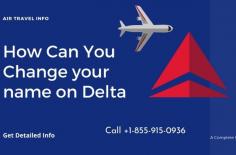 But you'll even have a relieving stage with Delta Airlines. you'll not face panic situations anymore while traveling by one among the proficient schedule carriers within the USA. The airline brings a peaceful Delta Correct name on ticket policy for passengers to correct or change their name any time after the reservation.

https://reservationsdeltaairlines.com/delta-airlines-name-correction-policy/