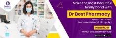 Dr Best is a online medical supply store. Online pharmacy store India. FREE home delivery for every order of medicines COD is also available. How to Check a Genuine Online Pharmacy Store in India? If you order from Dr Best Pharmacy App then you will get 20% to 70% Discount and 10% cashback   on every order with exciting gifts also. Dr Best already delivering  its medicine to more than 2000 patients.