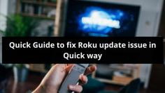 Roku has made its fame in the audience very fastly with access which is really worth praising. Sometimes your devices need updating, but you are not able to update it by yourself. If you are facing the Roku Device update issue? Don’t worry, we will suggest to you how to update Roku devices in easy ways or or call our Experts- USA/Canada: +1-888-271-7267 and UK: +44-800-041-8324 
