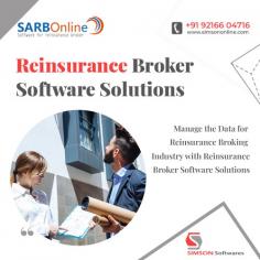 Are you struggling with managing the data of reinsurance brokers on Excel and files? Don't worry, we have reinsurance software solutions, which makes your work easier. We provide reliable and most trusted software for reinsurance brokers that helps to keep your business data fully managed.